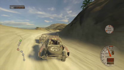 Baja: Edge of Extinction gameplay for PlayStation 3 (PS3) racing video game. 