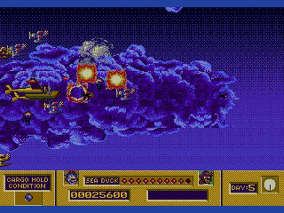 Disney's TaleSpin Sega Genesis GEN action platformer video game featuring Baloo the Bear aerial adventures airplane missions enemy encounters collectible items challenging stages Disney characters and classic Sega Genesis GEN gameplay collectible retro gaming appeal gameplay