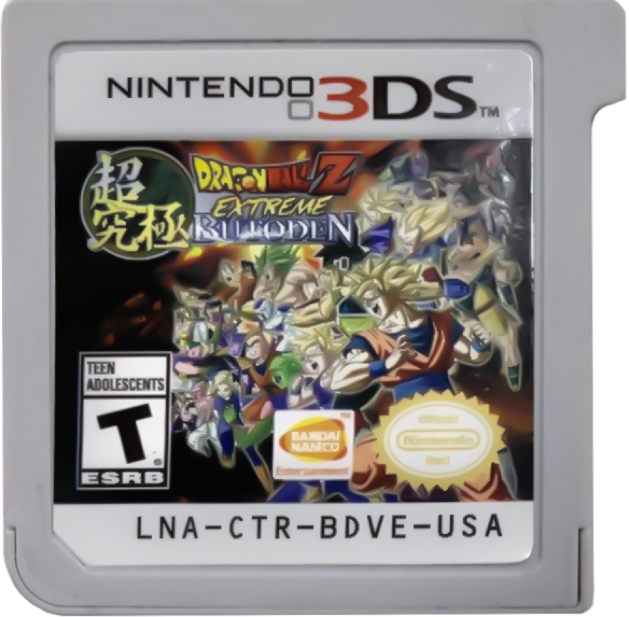 Dragon Ball Z: Extreme Butoden cartridge for Nintendo 3DS (3DS) fighting video game