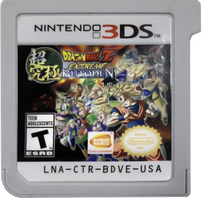 Dragon Ball Z: Extreme Butoden cartridge for Nintendo 3DS (3DS) fighting video game