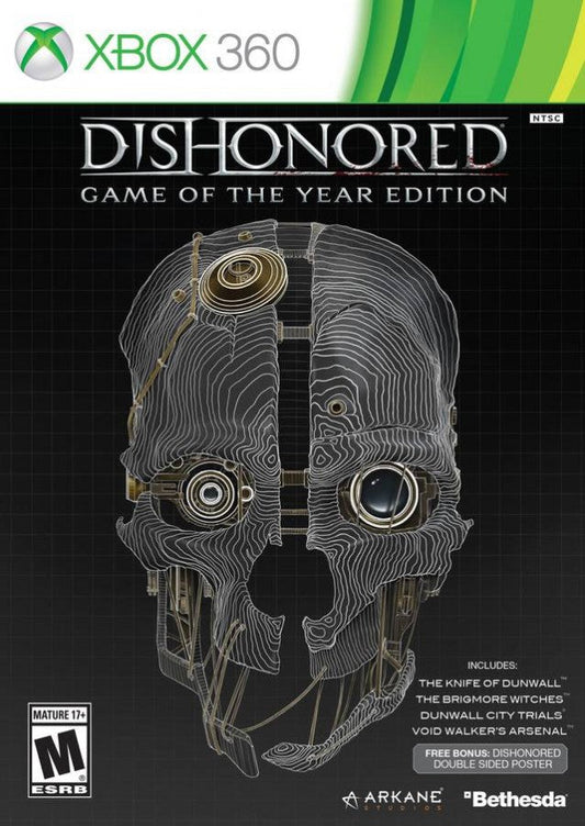 Dishonored [Game of the Year] cover art for Xbox 360 (X360) video game
