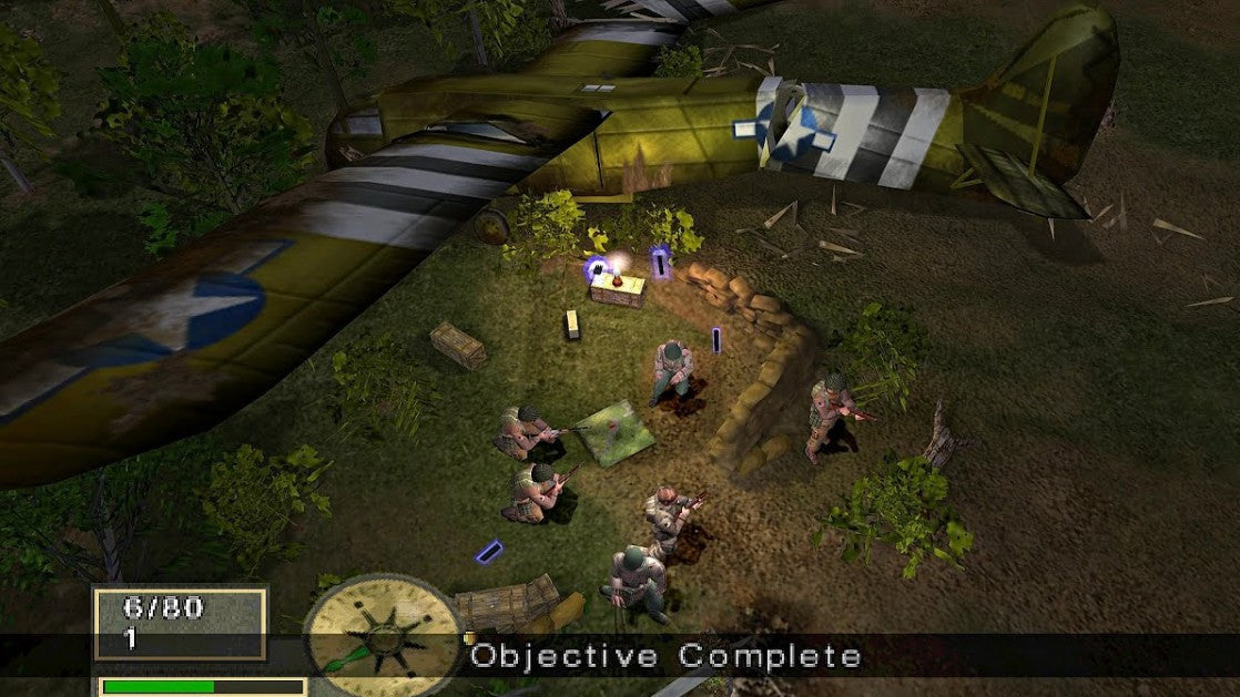 Combat Elite: WWII Paratroopers for PlayStation 2 with World War II themed tactical action and squad-based missions gameplay