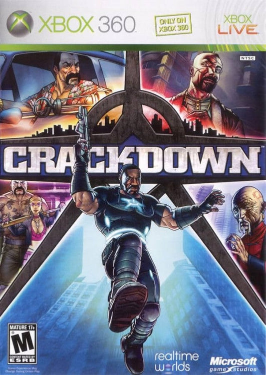Crackdown cover art for Xbox 360 (X360) video game