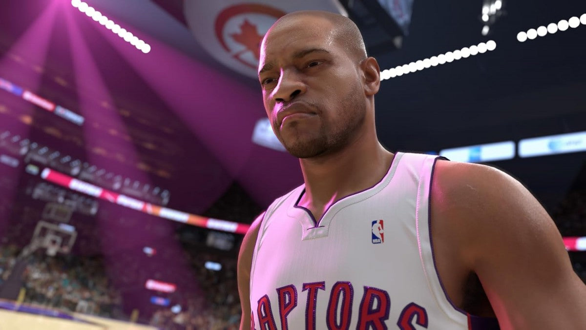 NBA 2K25 – PlayStation 4 (PS4) video game gameplay, basketball sports simulation game.