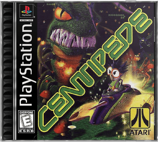 Centipede cover art for PlayStation 1 (PS1) video game