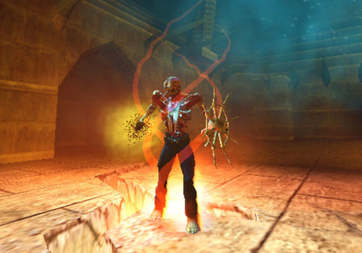 Shadow Man 2econd Coming PS2 Sony PlayStation 2 action adventure horror game third person combat supernatural powers voodoo themed story exploration dark atmosphere Acclaim Entertainment retro gaming PlayStation 2 software video game title gameplay