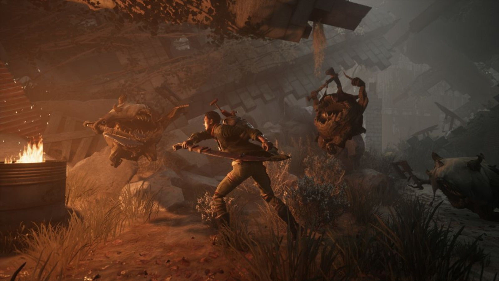 Remnant: From The Ashes – PlayStation 4 (PS4) video game gameplay, third-person action shooter with cooperative elements