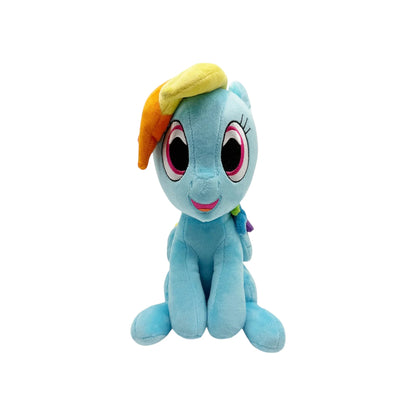 Rainbow Dash 9 Inch Plush featuring My Little Pony inspired character design soft collectible plush colorful embroidered details display worthy craftsmanship fan favorite character and collectible gaming appeal