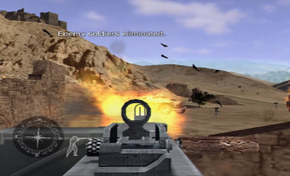 Call of Duty Finest Hour Platinum Hits for Xbox with World War II themed action visuals gameplay