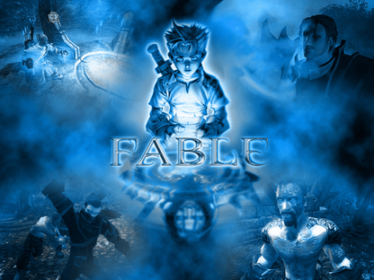 Fable: The Lost Chapters [Platinum Hits] title screen art for Xbox (XBOX) video game