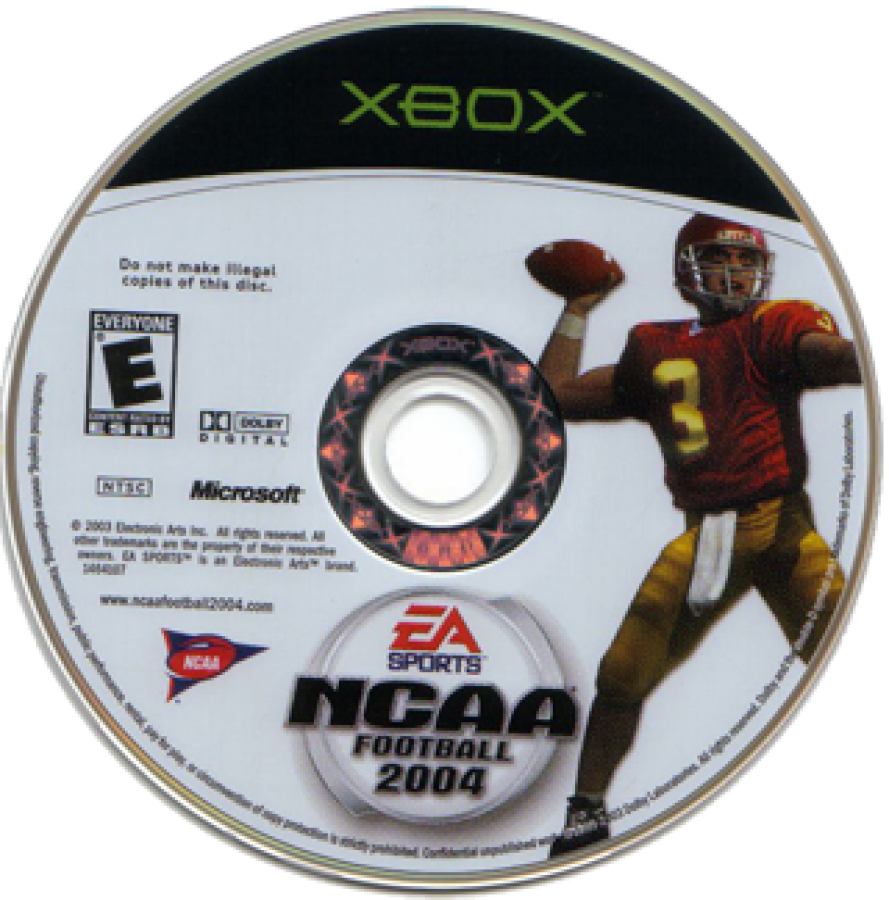 NCAA Football 2004 disc for Xbox (XBOX) video game