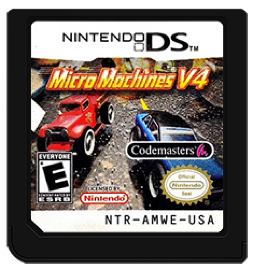 Micro Machines V4 cartridge for Nintendo DS (DS) miniature arcade racing video game