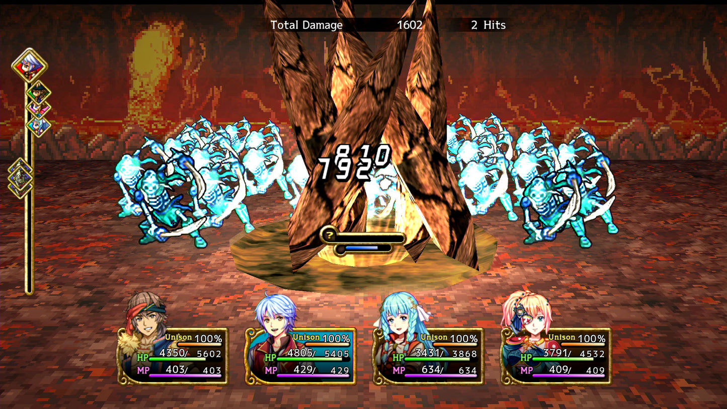Liege Dragon PlayStation 4 fantasy RPG turn-based combat Kemco retro-style pixel art adventure party-based exploration branching story quests classic 16-bit inspired visuals dungeon crawling character classes magic system gameplay screenshot
