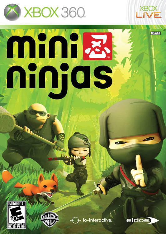 Mini Ninjas cover art for Xbox 360 (X360) video game