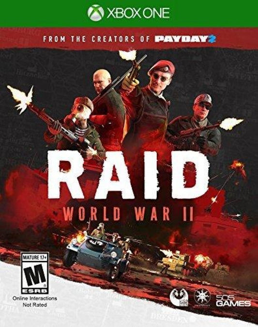 Raid: World War II cover art for Xbox One (XONE) video game