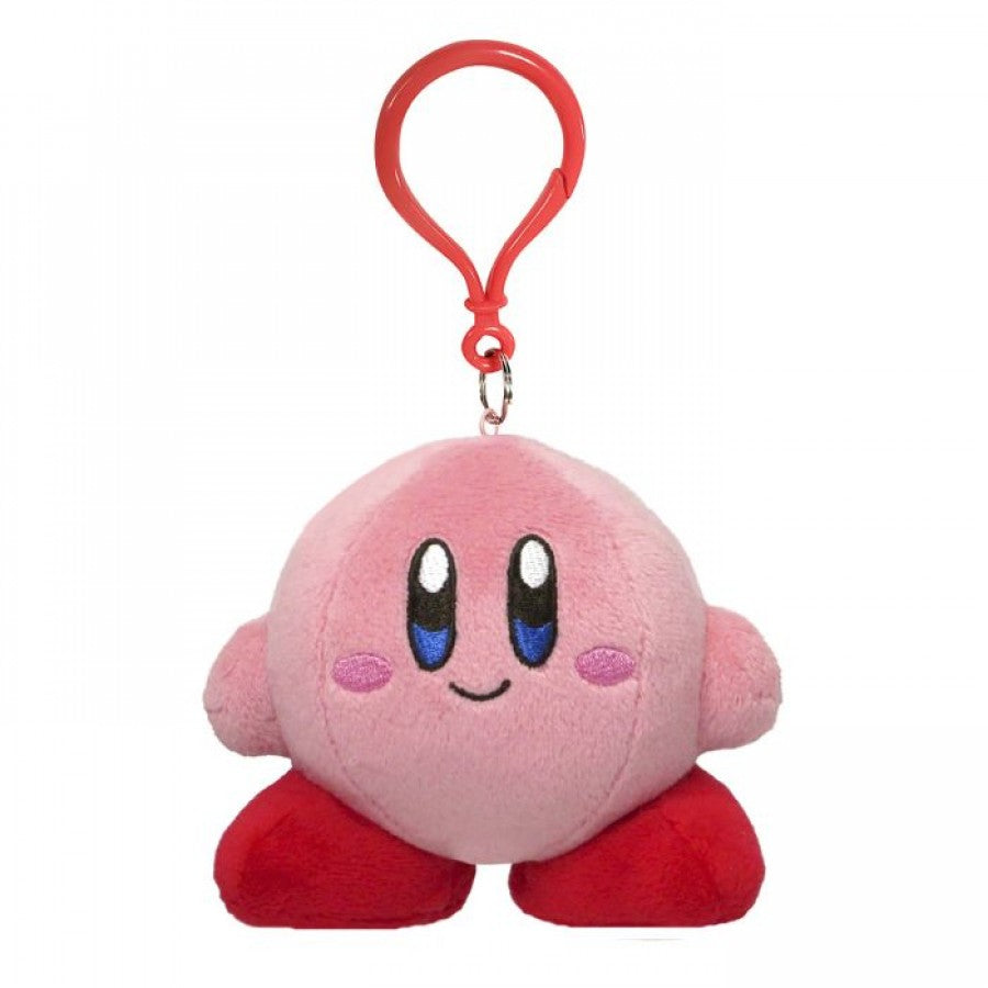 Kirby Standard Pose Dangler 3.5 Inch Plush collectible Nintendo Kirby plush featuring Kirby's classic standard pose soft plush construction compact 3.5 inch size dangling design cute collectible character styling and portable display appeal