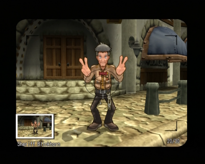Dark Cloud 2 for PlayStation 2 action RPG adventure game featuring dungeon crawling weapon building town creation cel shaded fantasy story gameplay