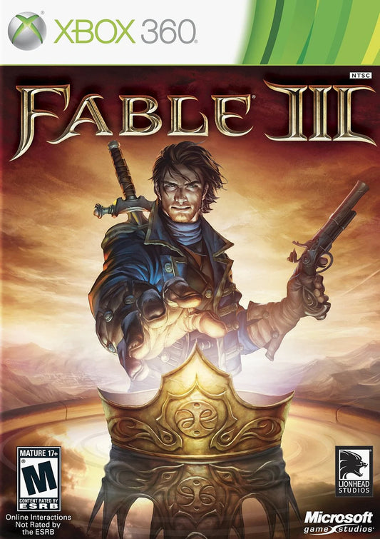 Fable III cover art for Xbox 360 (X360) video game