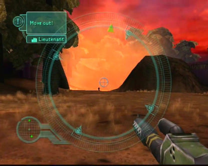 Robotech Invasion PlayStation 2 PS2 retro video game third person shooter gameplay (2004)