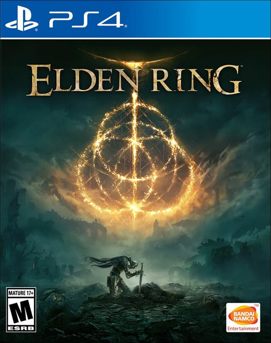 Elden Ring PS4 action role-playing video game cover art.