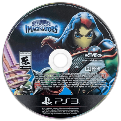 Skylanders: Imaginators disc art for PlayStation 3 (PS3) video game