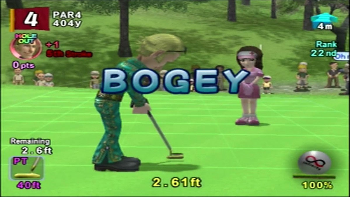 Hot Shots Golf Fore! for PlayStation 2 arcade golf sports game featuring colorful characters tournament mode multiplayer courses unlockable golfers fun casual gameplay 