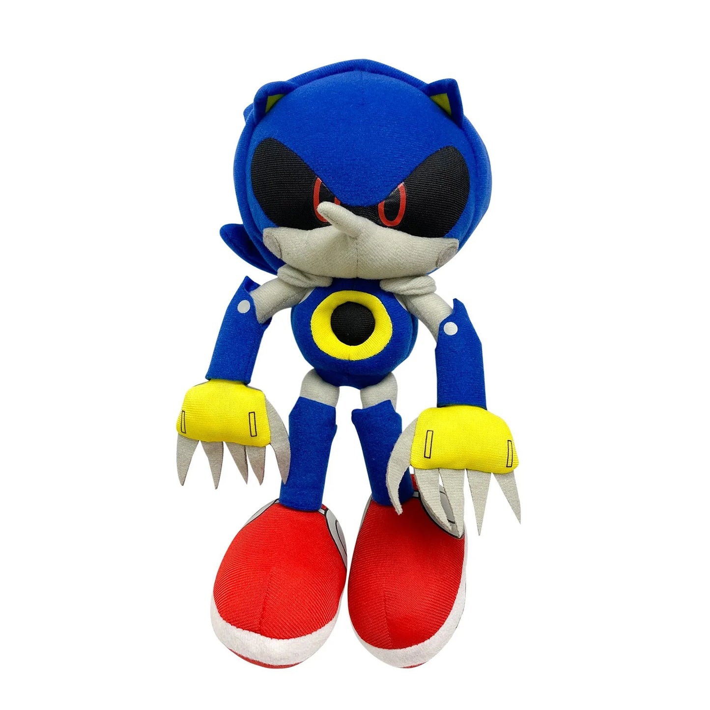 Metal Sonic 11 inch plush featuring soft fabric and robotic character design inspired by the Sonic the Hedgehog series perfect for fans and collectors