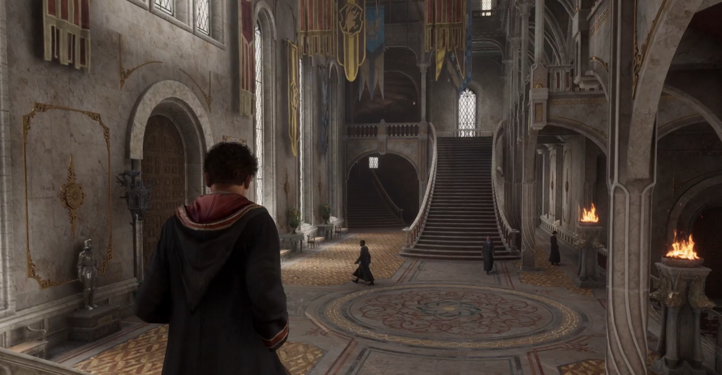 Hogwarts Legacy PAL Xbox One XONE for action role playing video game fans featuring Hogwarts School of Witchcraft and Wizardry open world exploration magic spells potion brewing magical creatures character customization wizarding world quests combat and immersive fantasy adventure gameplay collectible gaming appeal gameplay