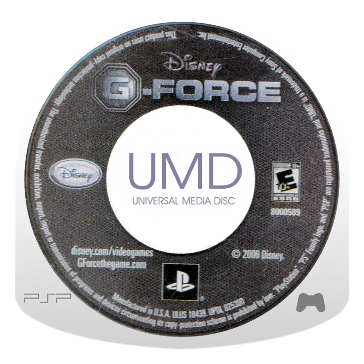 Disney G-Force PlayStation Portable PSP inspired design featuring action adventure gameplay aesthetic elite guinea pig secret agent team high tech gadgets fast paced missions family friendly Disney adventure portable handheld gaming excitement presentation disc