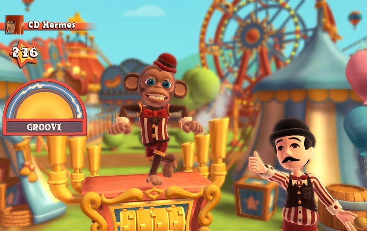 Carnival Games: Monkey See, Monkey Do gameplay for Xbox 360 (X360) party minigame video game