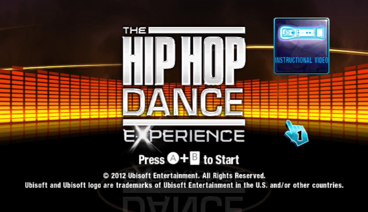 The Hip Hop Dance Experience Nintendo Wii video game, rhythm dance gameplay, motion-controlled performance, music and party game title gameplay