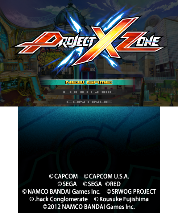 Project X Zone Nintendo 3DS game featuring crossover tactical RPG gameplay with grid based battles combo driven attacks and characters from multiple franchises in a strategic turn based system gameplay  
