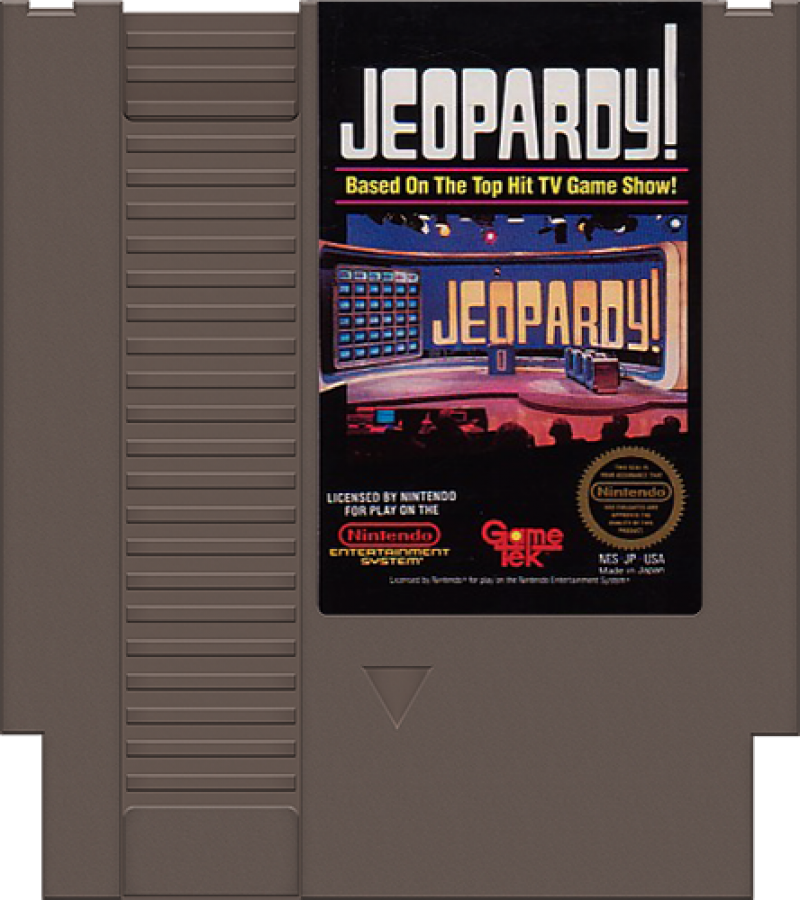 Jeopardy! cartridge for Nintendo Entertainment System (NES) retro video game