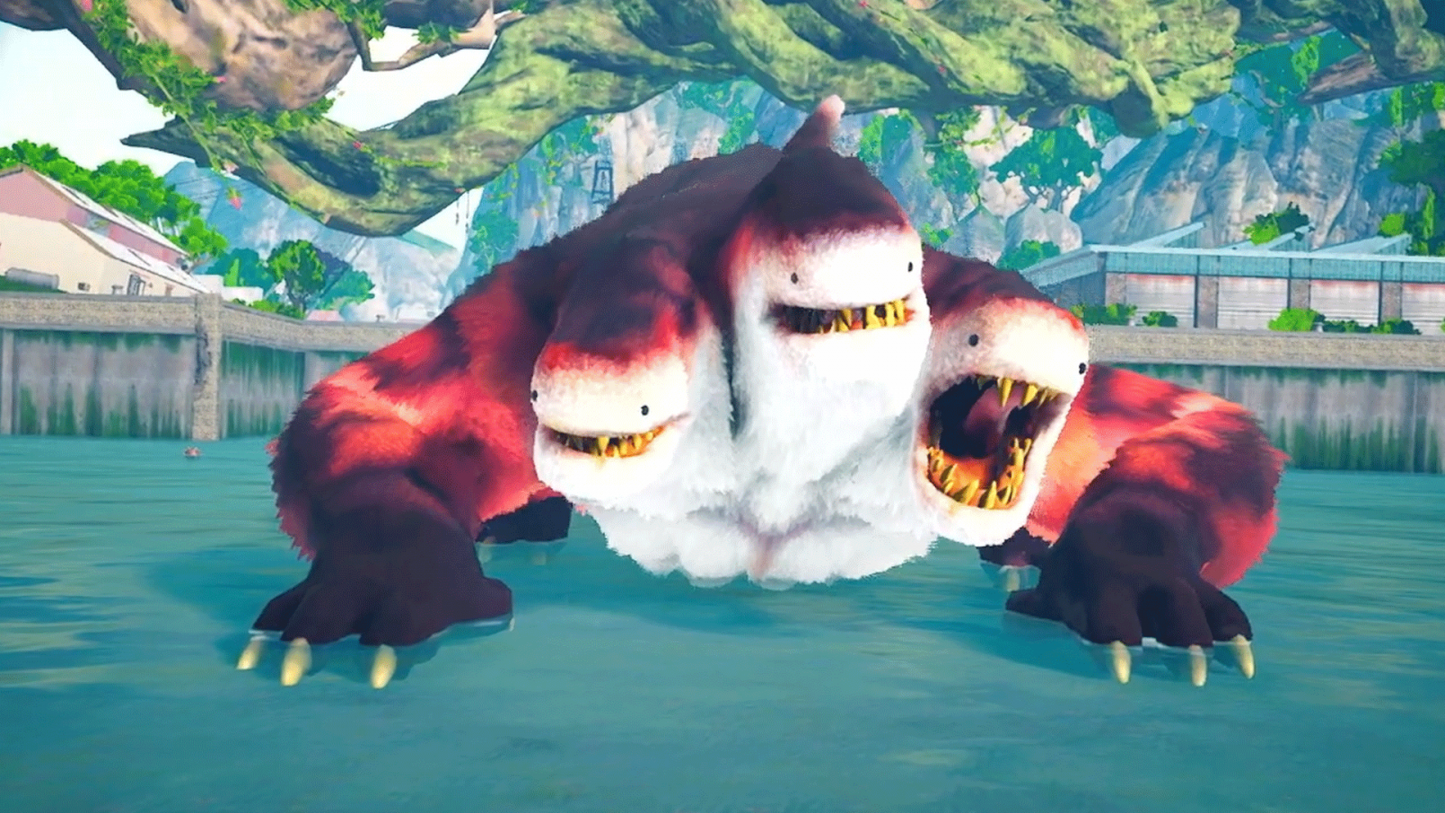 Biomutant Nintendo Switch inspired design featuring open world action role playing adventure aesthetic mutated animal hero martial arts combat customizable weapons post apocalyptic landscapes vibrant exploration and survival gameplay presentation gameplay