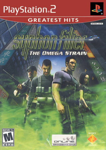 Syphon Filter: The Omega Strain [Greatest Hits] cover art for PlayStation 2 (PS2) video game