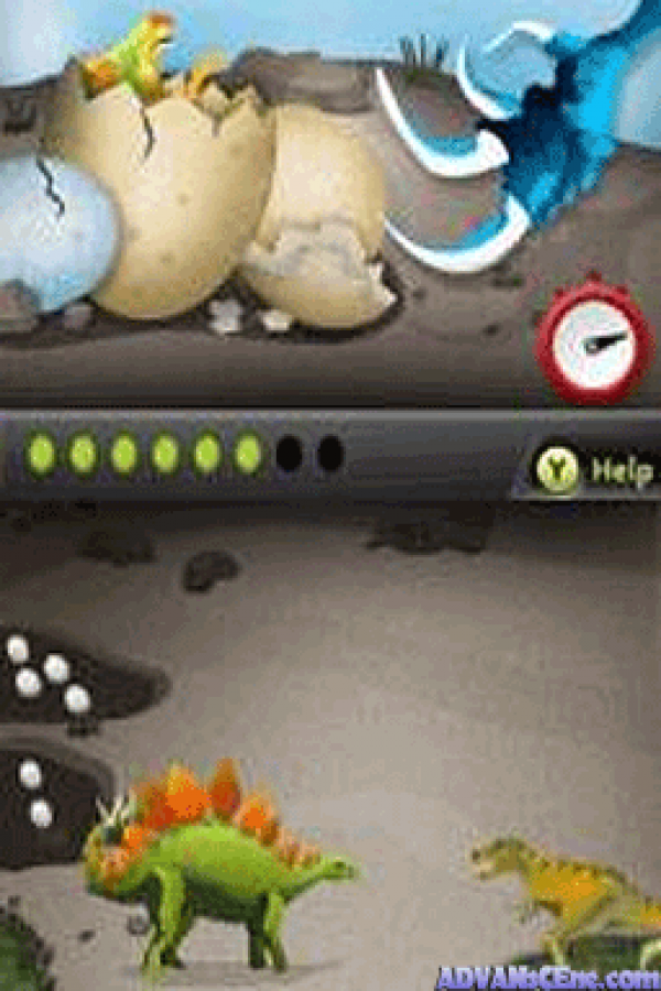 Digging for Dinosaurs gameplay for Nintendo DS (DS) educational adventure video game