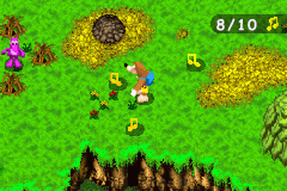 Banjo Kazooie Grunty's Revenge Game Boy Advance GBA video game featuring action platforming gameplay Banjo and Kazooie adventure colorful worlds enemy battles puzzle solving collectible items and classic handheld Nintendo gameplay retro video game collection collectible gaming appeal gameplay