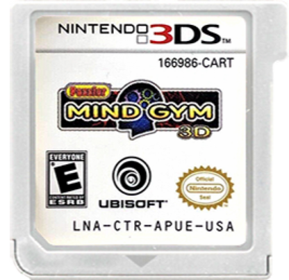 Puzzler Mind Gym 3D cartridge for Nintendo 3DS (3DS) puzzle brain training video game