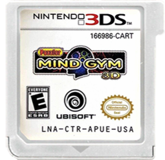 Puzzler Mind Gym 3D cartridge for Nintendo 3DS (3DS) puzzle brain training video game