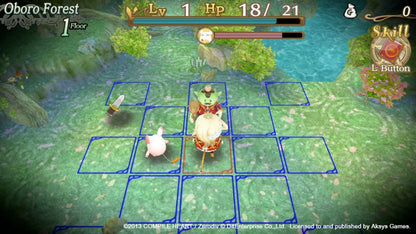 Sorcery Saga The Curse of the Great Curry God PlayStation Vita video game, roguelike RPG, anime-style adventure, turn-based dungeon gameplay screenshot