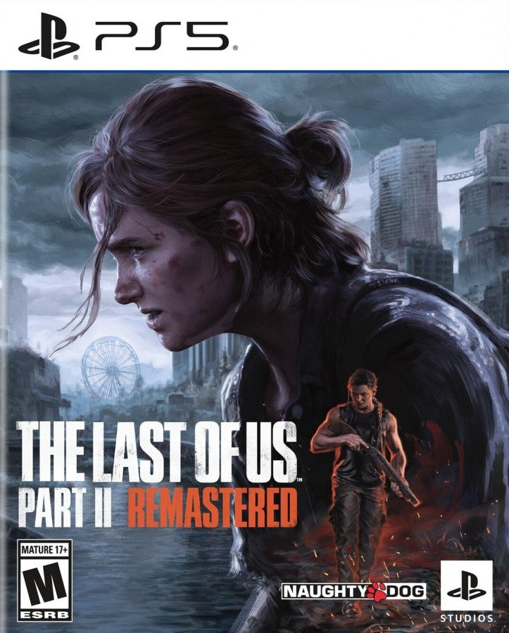 The Last of Us Part II [Remastered] cover art for PlayStation 5 (PS5) action adventure video game