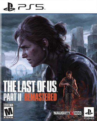 The Last of Us Part II [Remastered] cover art for PlayStation 5 (PS5) action adventure video game
