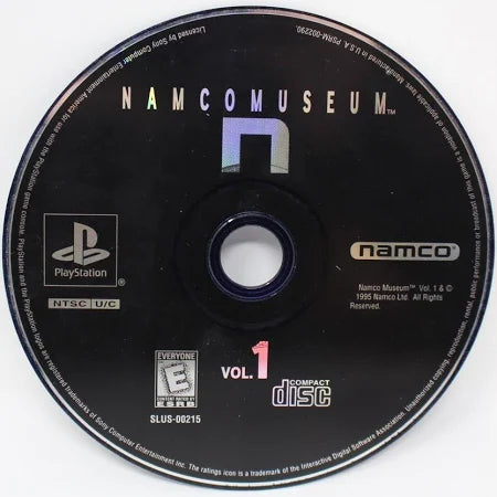 Namco Museum Volume 1 [Greatest Hits] disc art for PlayStation 1 (PS) video game
