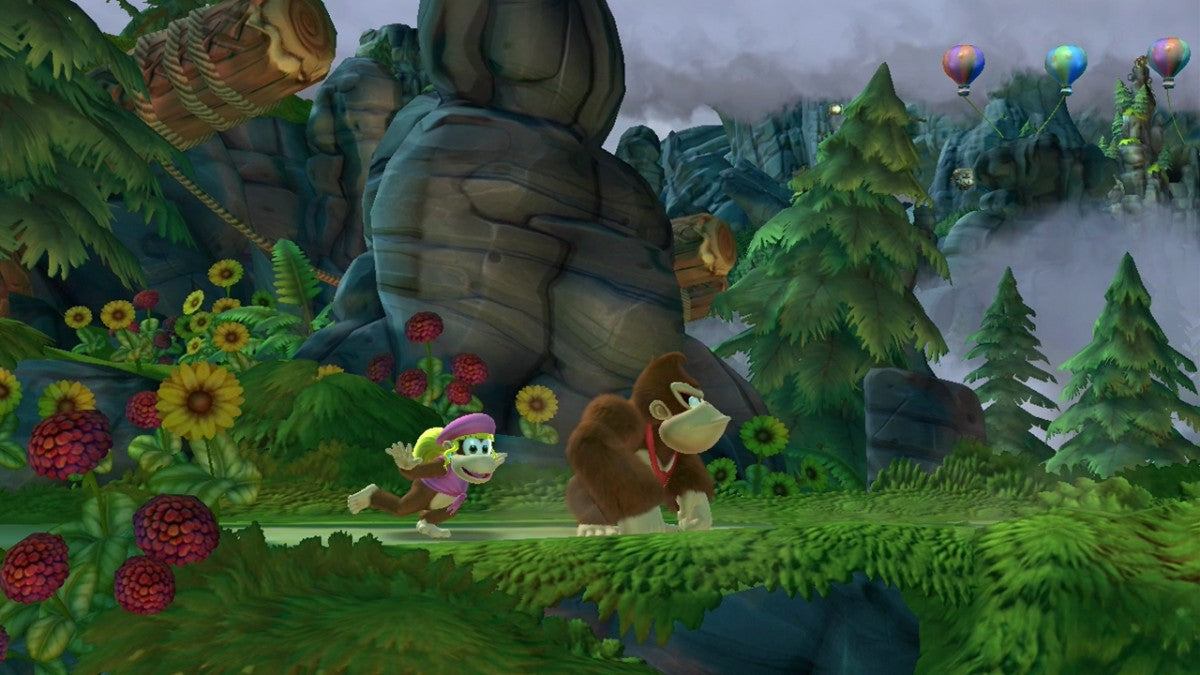 Donkey Kong Country Tropical Freeze video game featuring classic side scrolling platformer gameplay vibrant HD visuals challenging levels cooperative multiplayer and iconic Nintendo jungle adventure starring Donkey Kong gameplay