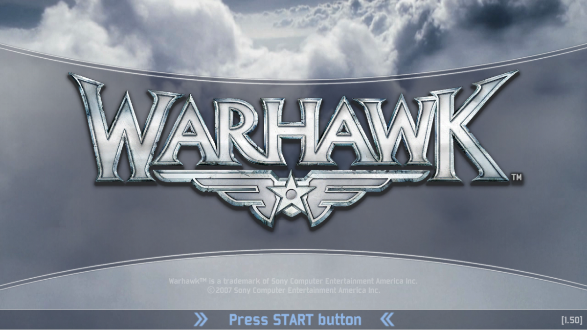Warhawk PlayStation 3 PS3 video game featuring third person combat gameplay aerial warfare vehicle battles online multiplayer action strategic combat military missions and intense battlefield gameplay Sony PlayStation 3 retro video game collection collectible gaming appeal gameplay