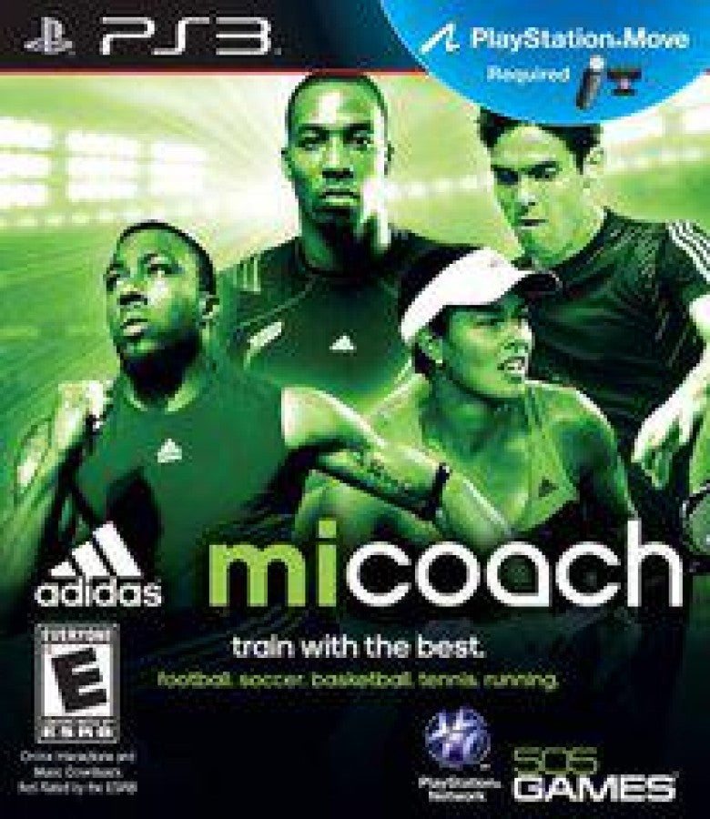 miCoach by Adidas cover art for PlayStation 3 (PS3) video game