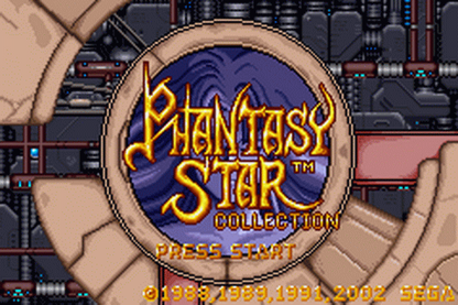 Phantasy Star Collection Game Boy Advance GBA for retro video game enthusiasts featuring classic role playing gameplay compilation of legendary Phantasy Star adventures turn based combat sci fi fantasy storytelling dungeon exploration mechanics portable handheld RPG experience and collectible gaming appeal gameplay  