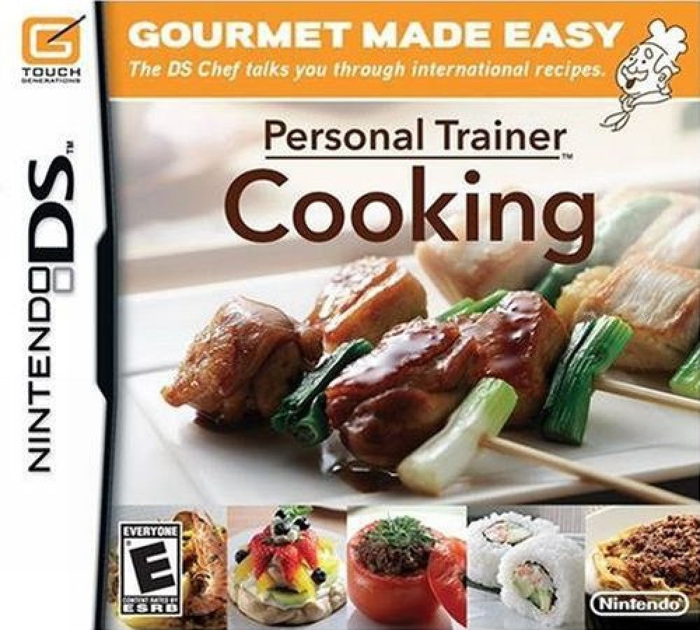 Personal Trainer: Cooking cover art for Nintendo DS (DS) cooking simulation educational video game