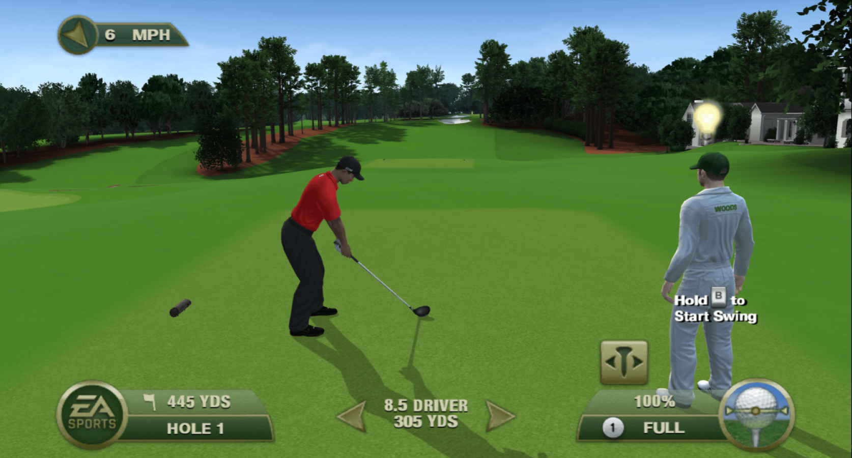 Tiger Woods PGA Tour 12: The Masters gameplay for Nintendo Wii (Wii) featuring motion‑controlled golf, authentic courses, and the iconic Masters Tournament experience.