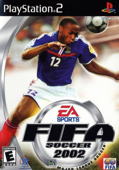 FIFA Soccer 2002 retro PlayStation 2 video game FIFA Soccer football sports simulation realistic gameplay multiplayer tournament mode console title PlayStation 2 release cover art